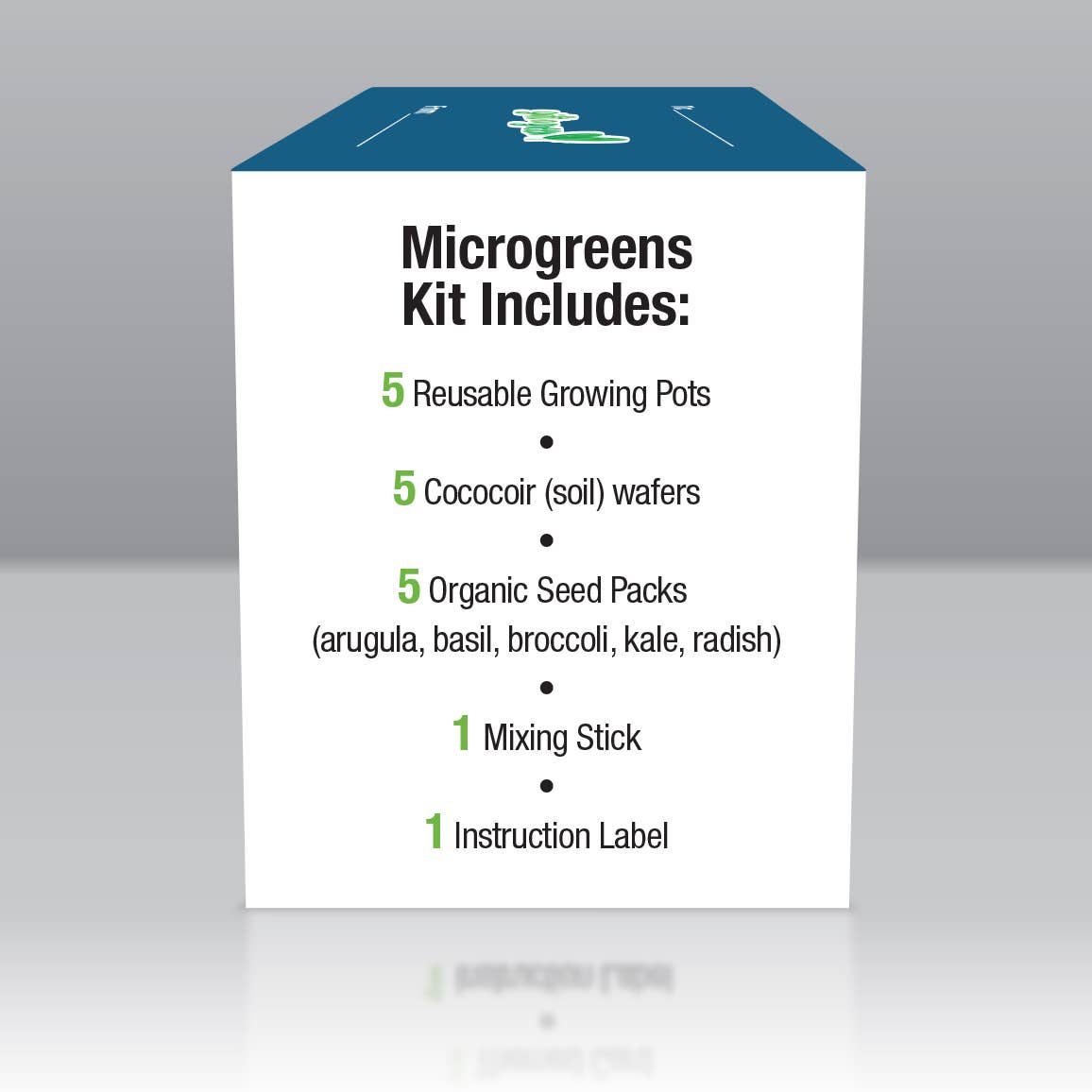 Father's Day Sow and Grow Organic Microgreens Gift Box