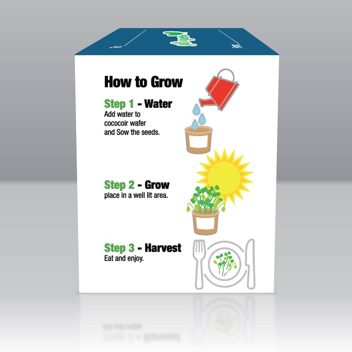 Father's Day Sow and Grow Organic Microgreens Gift Box