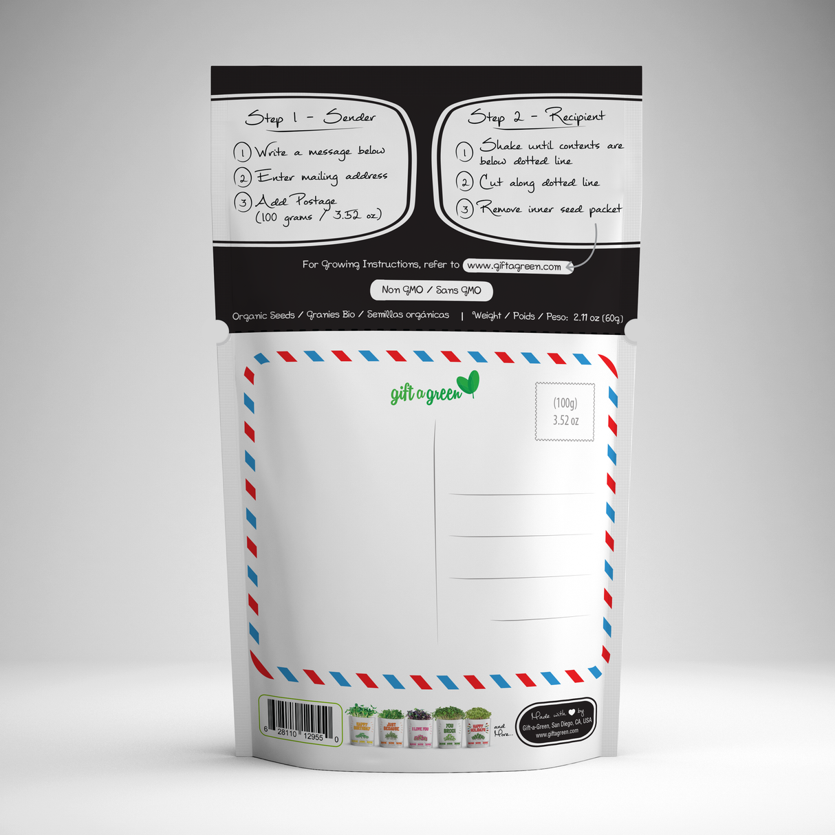 Rad Dad Organic Microgreens Grow Card