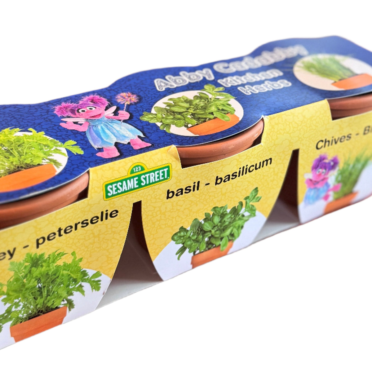 Image showcasing Abby Cadabby Herb Terracotta set – Green Thumb Garden Centre