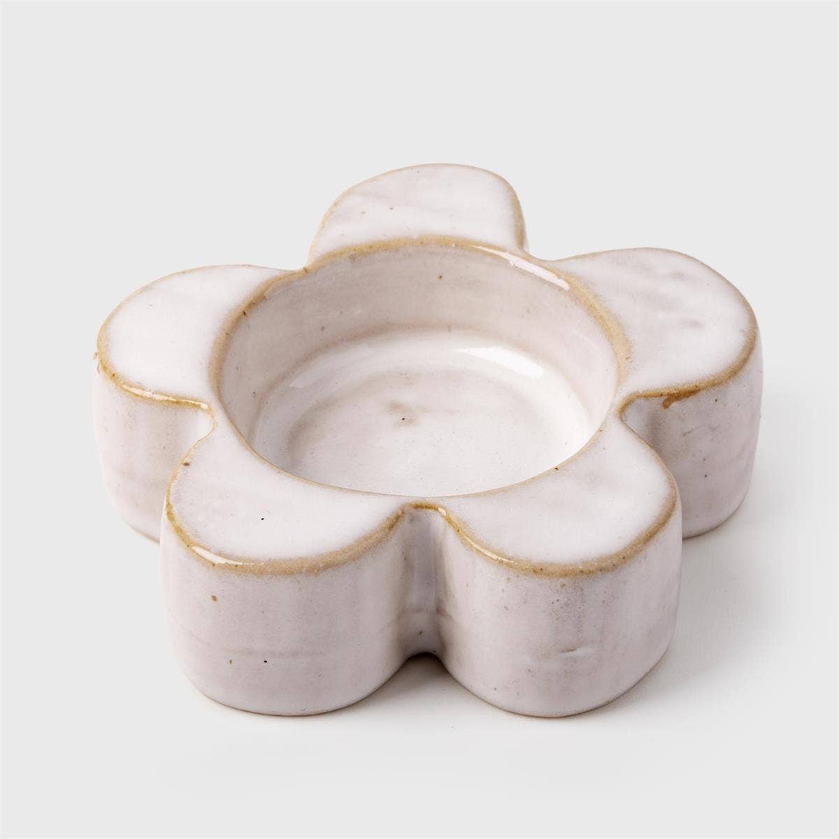 Ceramic Flower Tealight Holder