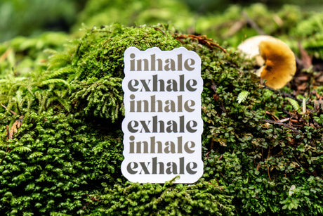 Inhale Exhale Sticker