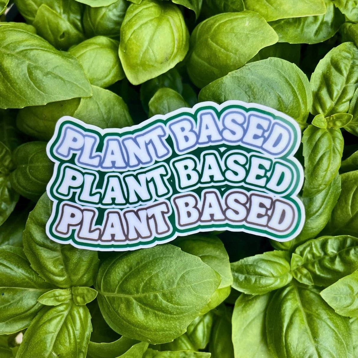 Wavy Plant-Based Sticker