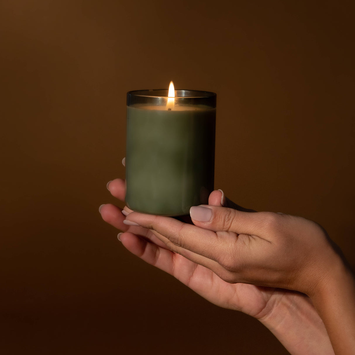The Greenhouse Glass Candle - Tomato Leaf
