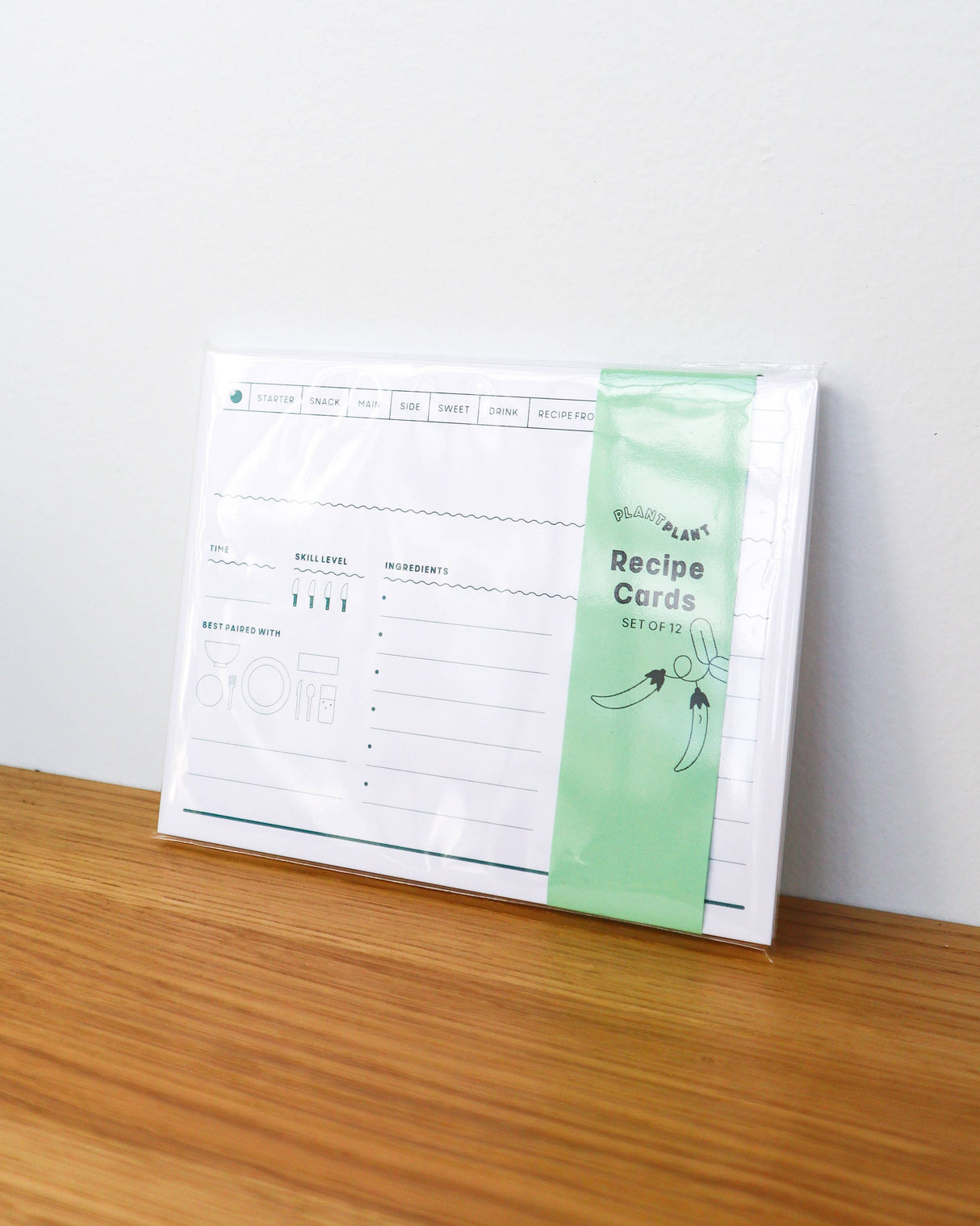 Plant Plant Recipe Cards