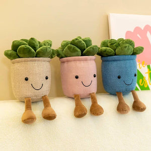 8" Smiling Succulent Plush