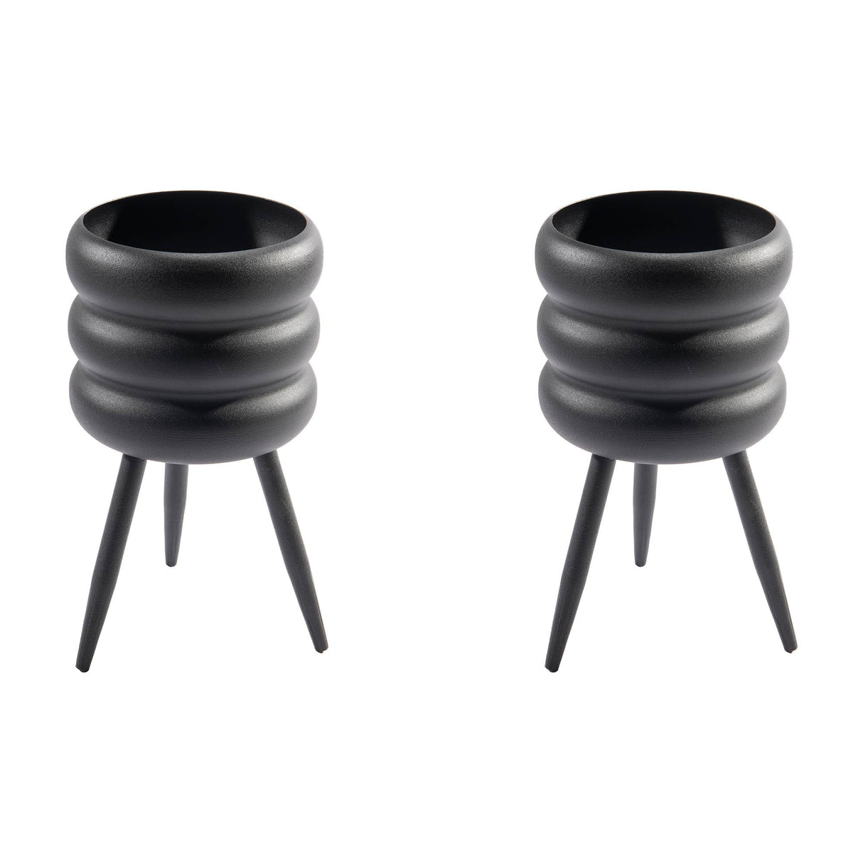 Round Metal Bubble Planter with Legs