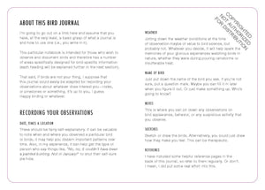 The Big Dumb Bird Journal