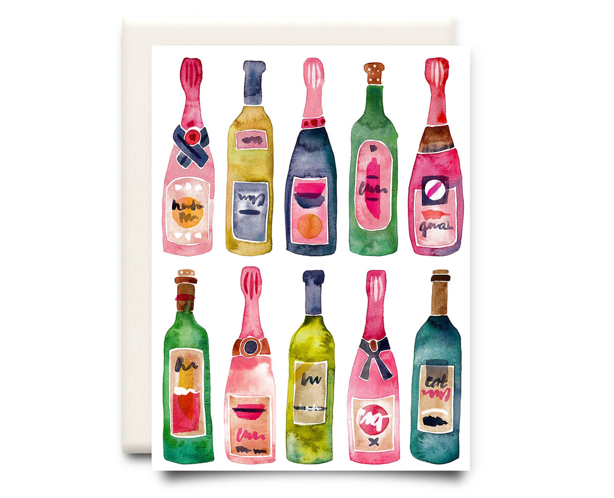 Champagne Greeting Card
