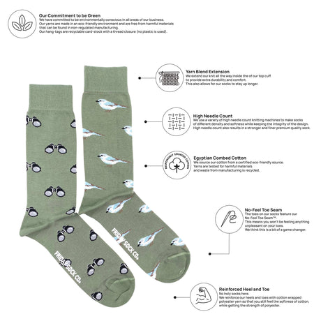Men's Bird Watching Socks