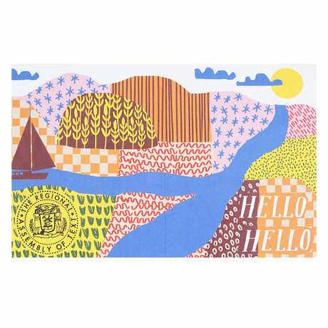Hello Landscape Card