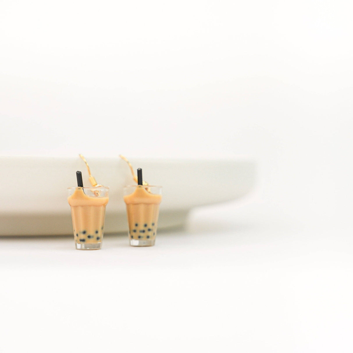 Bubble Tea Dangle Earrings
