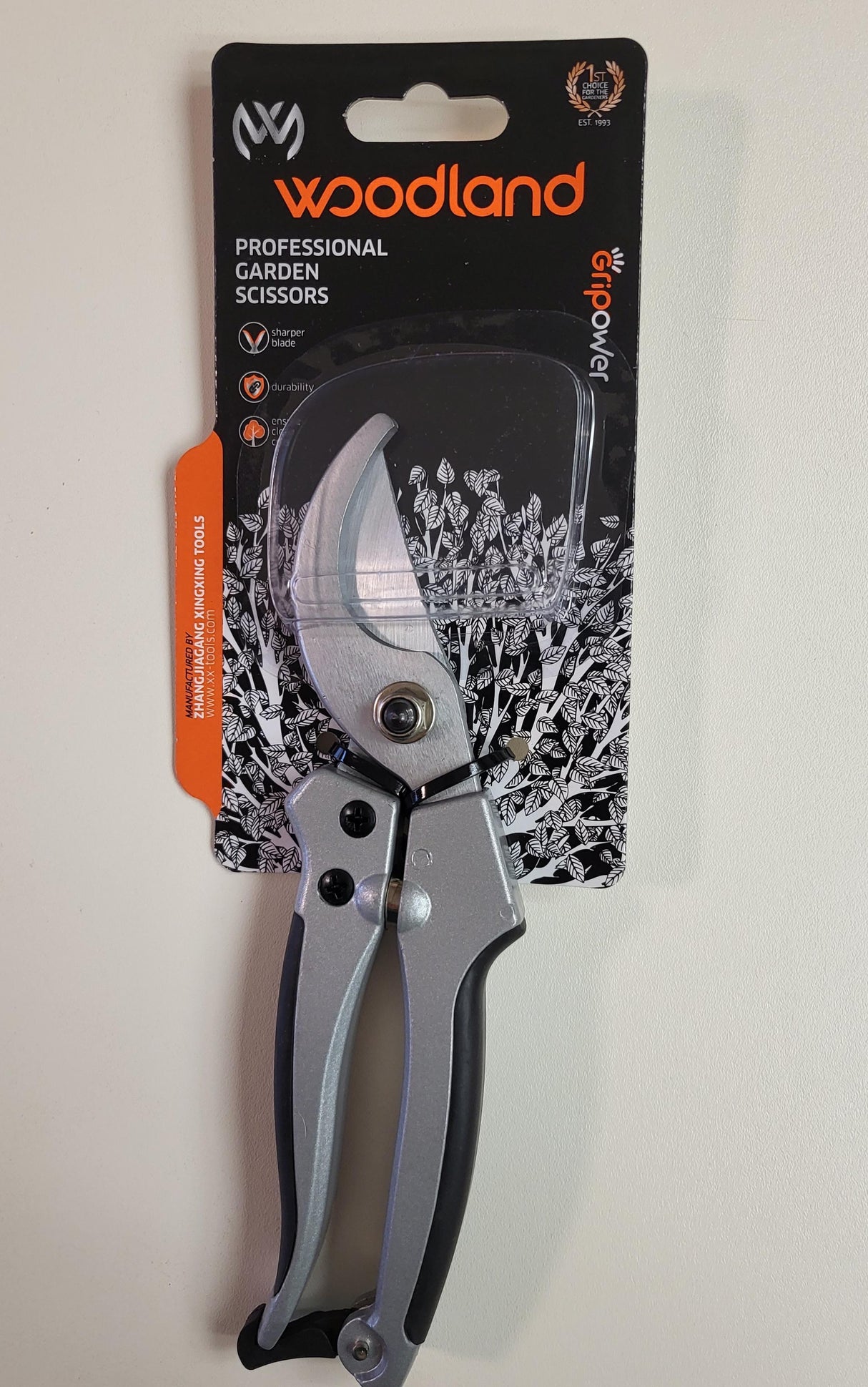 Woodland Drop Forged TPR Grip Bypass Pruner
