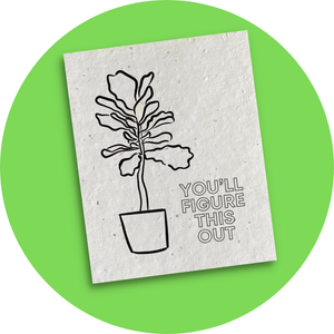 You'll Figure This Out - Colour-me-in Postcard