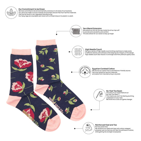 Women's Peony Socks