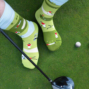 Men's Funny Golf Scene Socks
