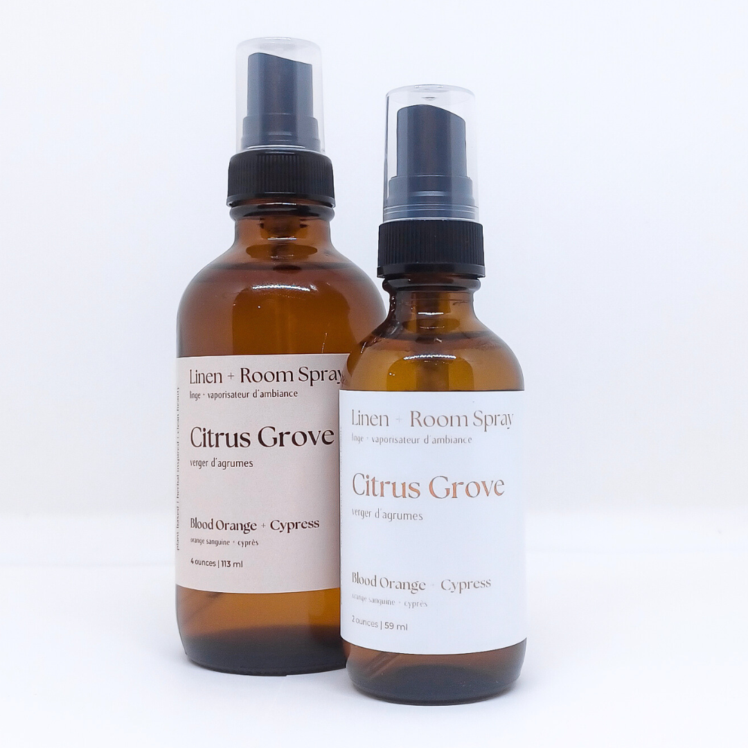 Linen + Room Spray: Citrus Grove (Blood Orange + Cypress)