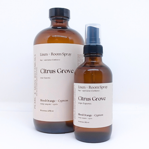 Linen + Room Spray: Citrus Grove (Blood Orange + Cypress)