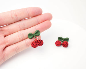 Cherry Drop Earrings