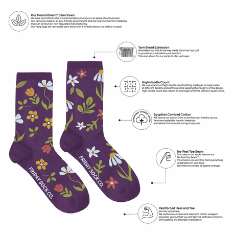 Women's Modern Garden Socks