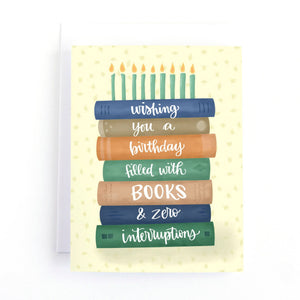 Book Birthday Card