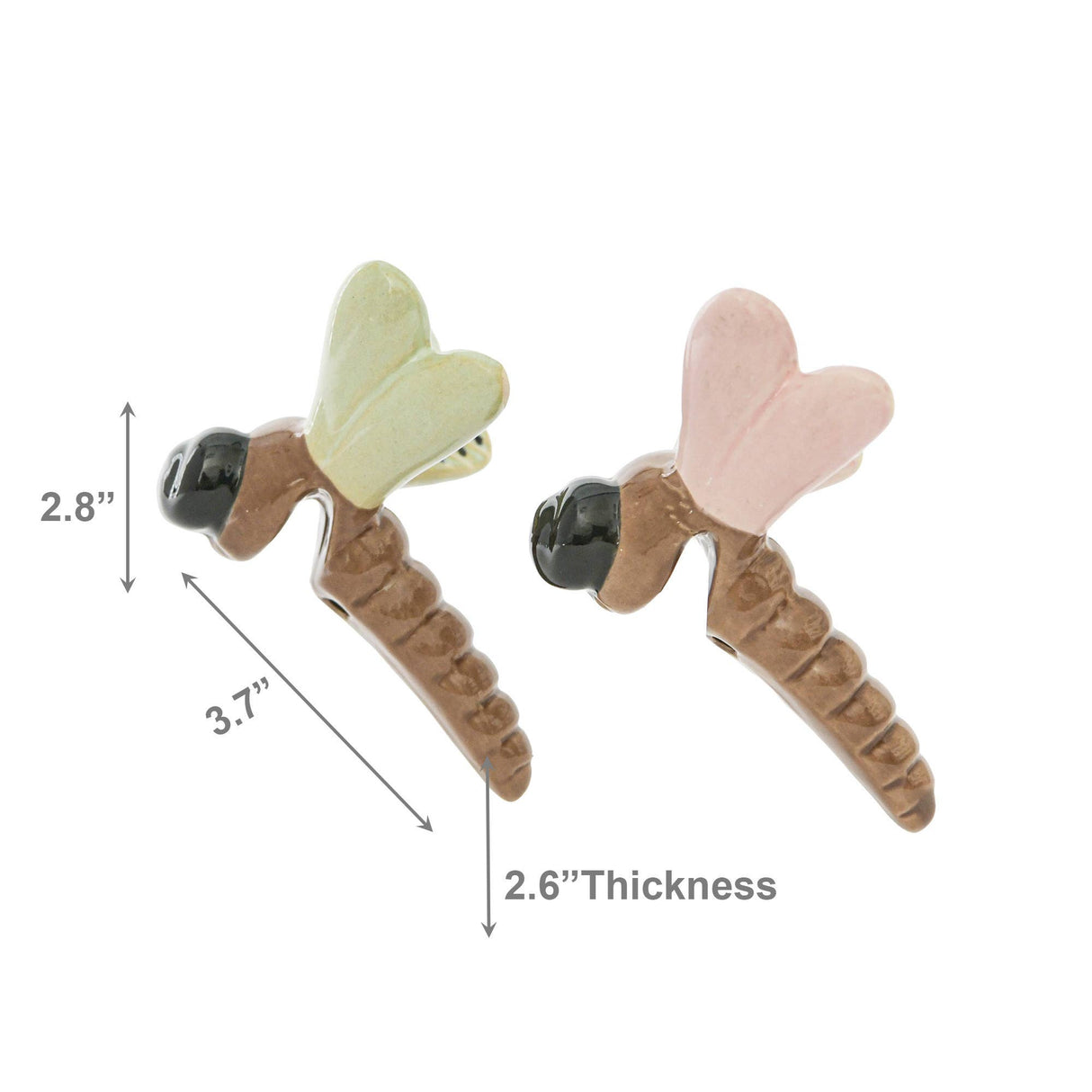 Ceramic Pot Dragonfly Hanger