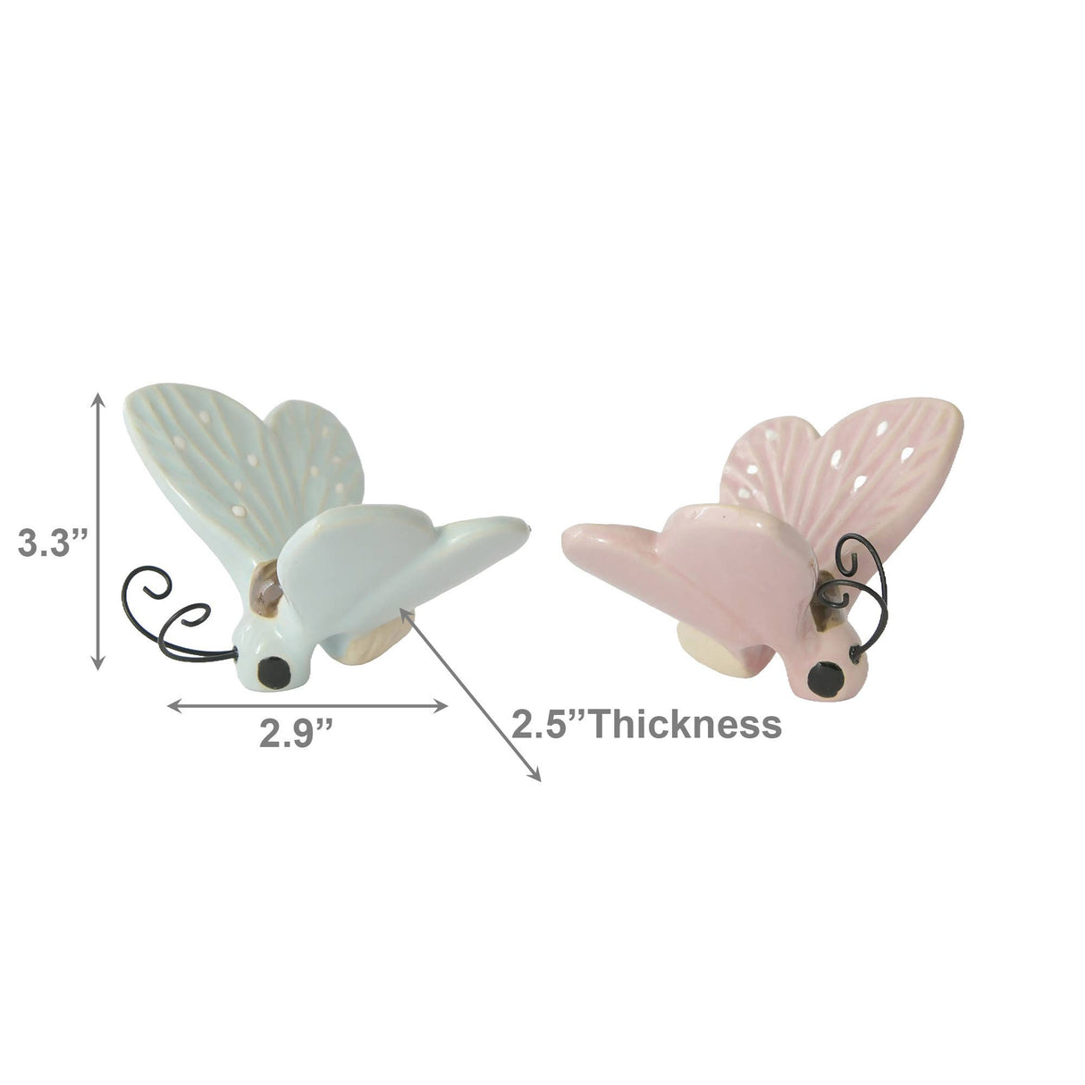 Ceramic Pot Butterfly Hanger