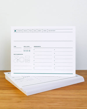 Plant Plant Recipe Cards