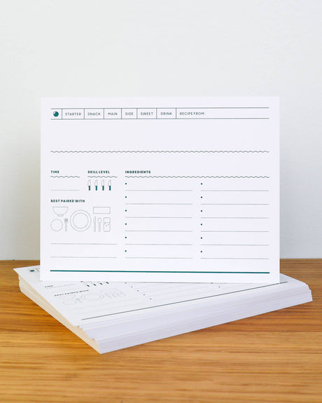 Plant Plant Recipe Cards
