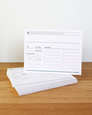 Plant Plant Recipe Cards