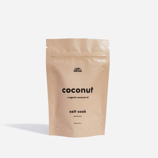 Coconut Bath Salts Soak Vegan