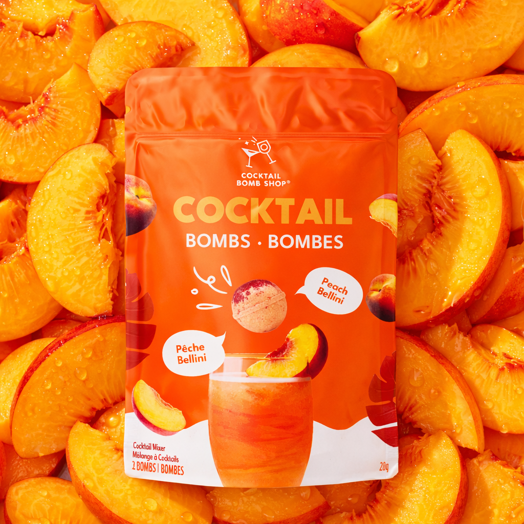 PEACH BELLINI Cocktail Bomb