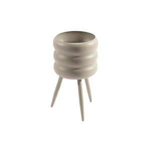 Round Metal Bubble Planter with Legs