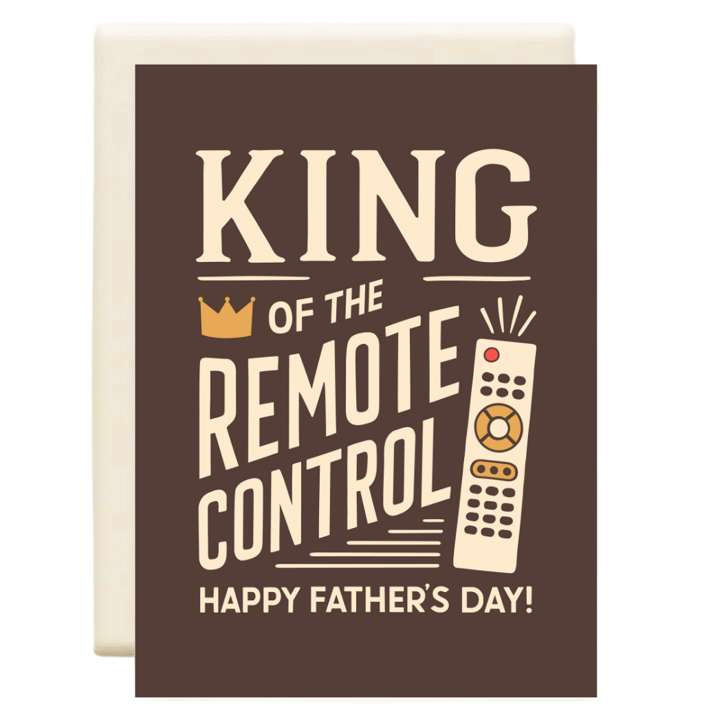 Remote Control Father's Day Greeting Card
