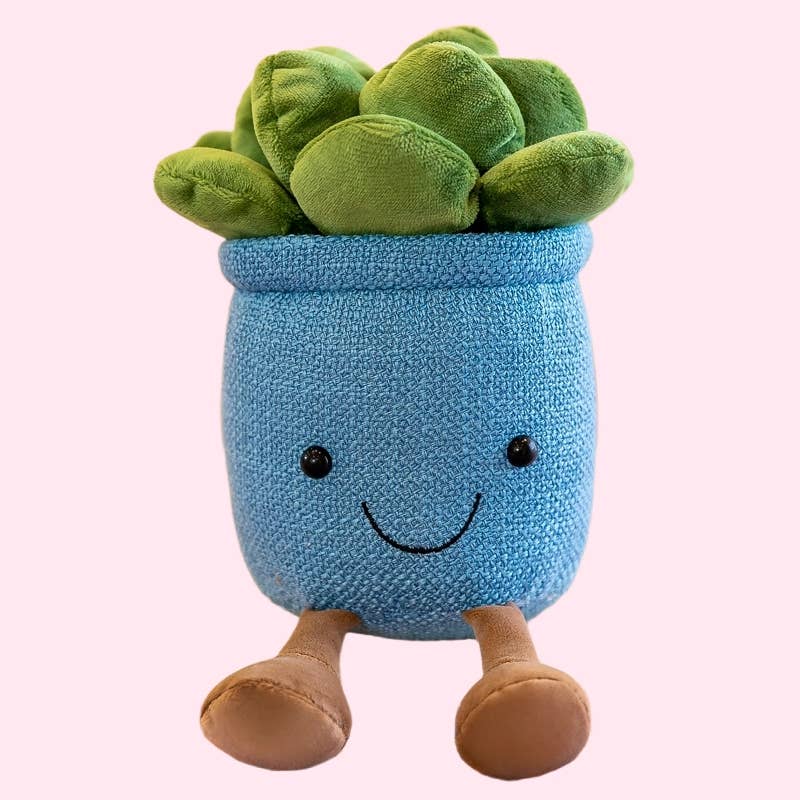 8" Smiling Succulent Plush