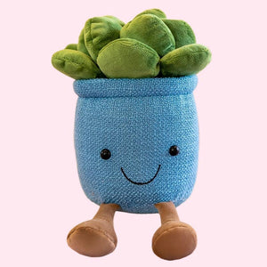 8" Smiling Succulent Plush