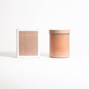 The Florist Glass Candle - Fresh Flowers