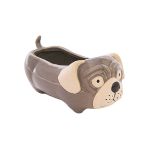 Dog Ceramic Planter