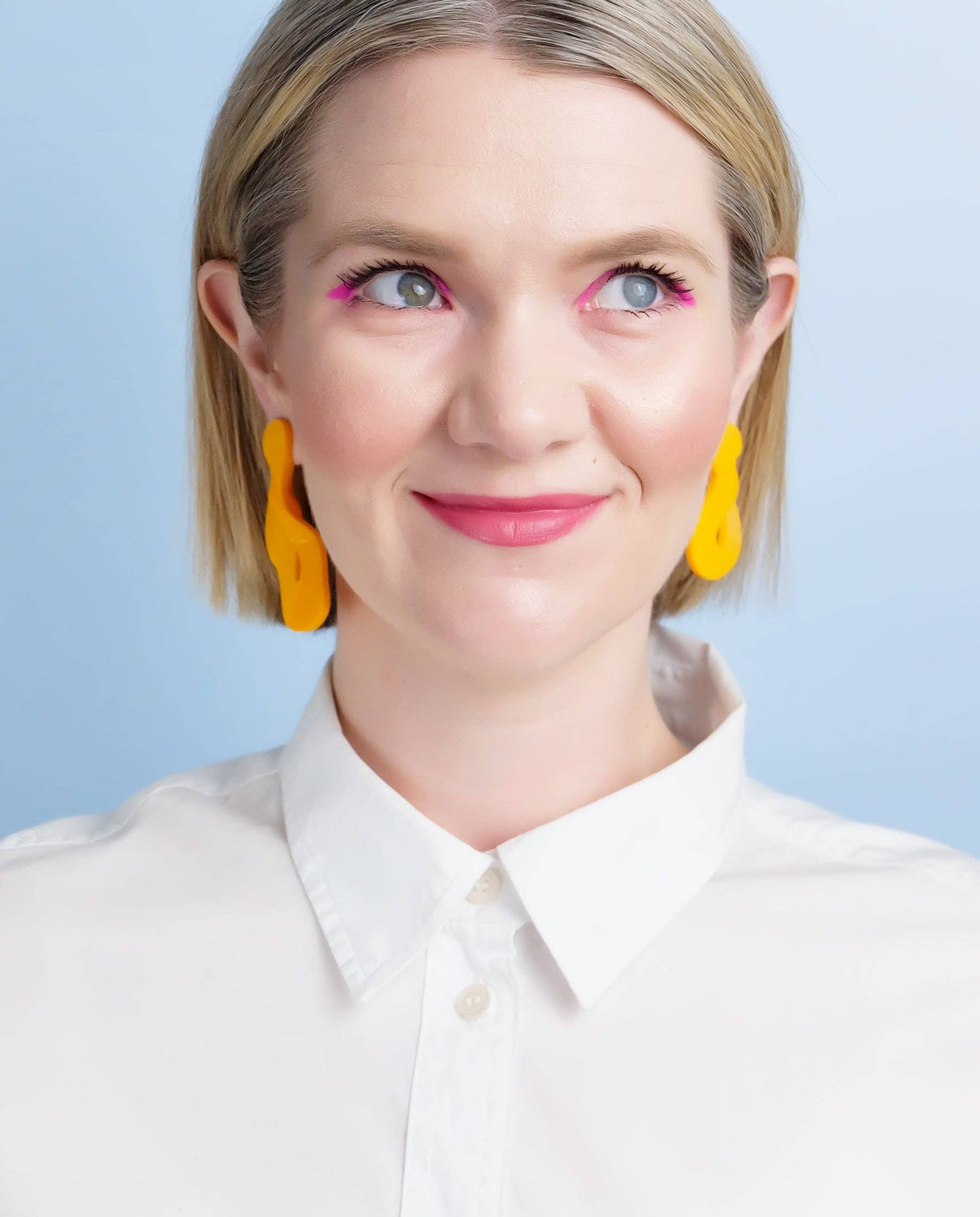 Wave Asymmetric Stud Earrings