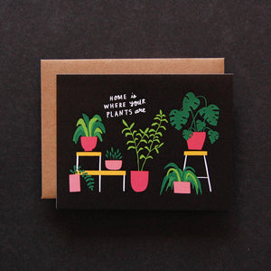 Houseplants - Housewarming Greeting Card