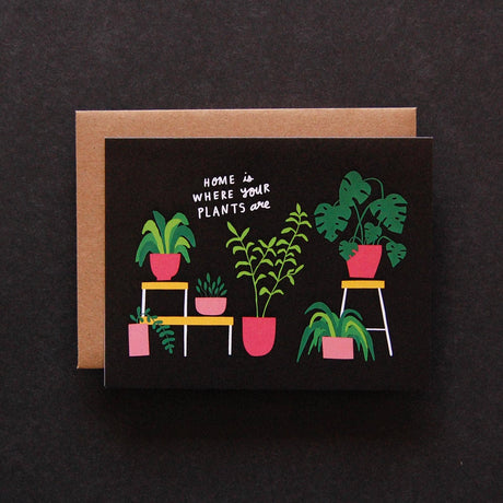 Houseplants - Housewarming Greeting Card