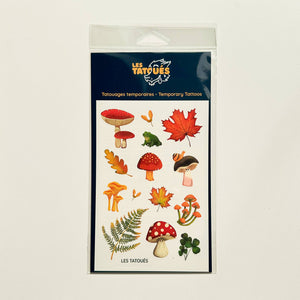 The Mushrooms temporary tattoo