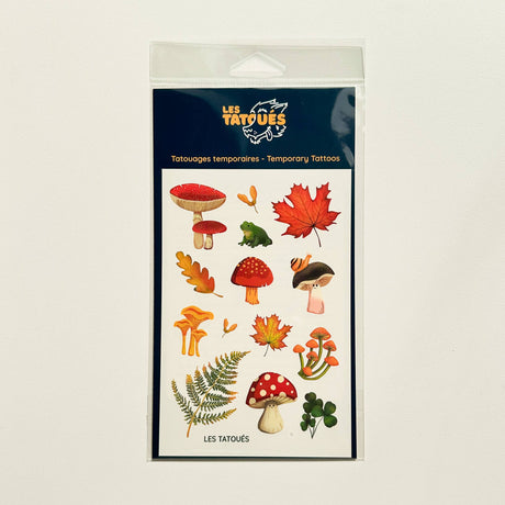 The Mushrooms temporary tattoo