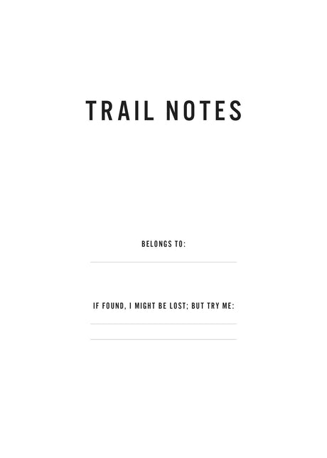 Trail Notes