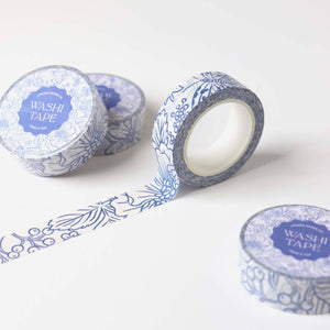 Blue Garden Washi Tape