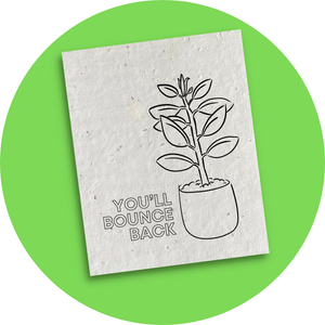 Bounce Back - Colour-me-in Postcard