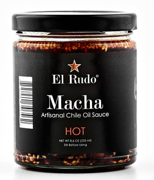 El Rudo Salsa Macha / Gourmet Chili Oil Sauce - Hot