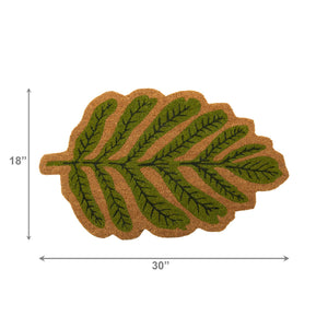 Leaf Shape Coir Door Mat