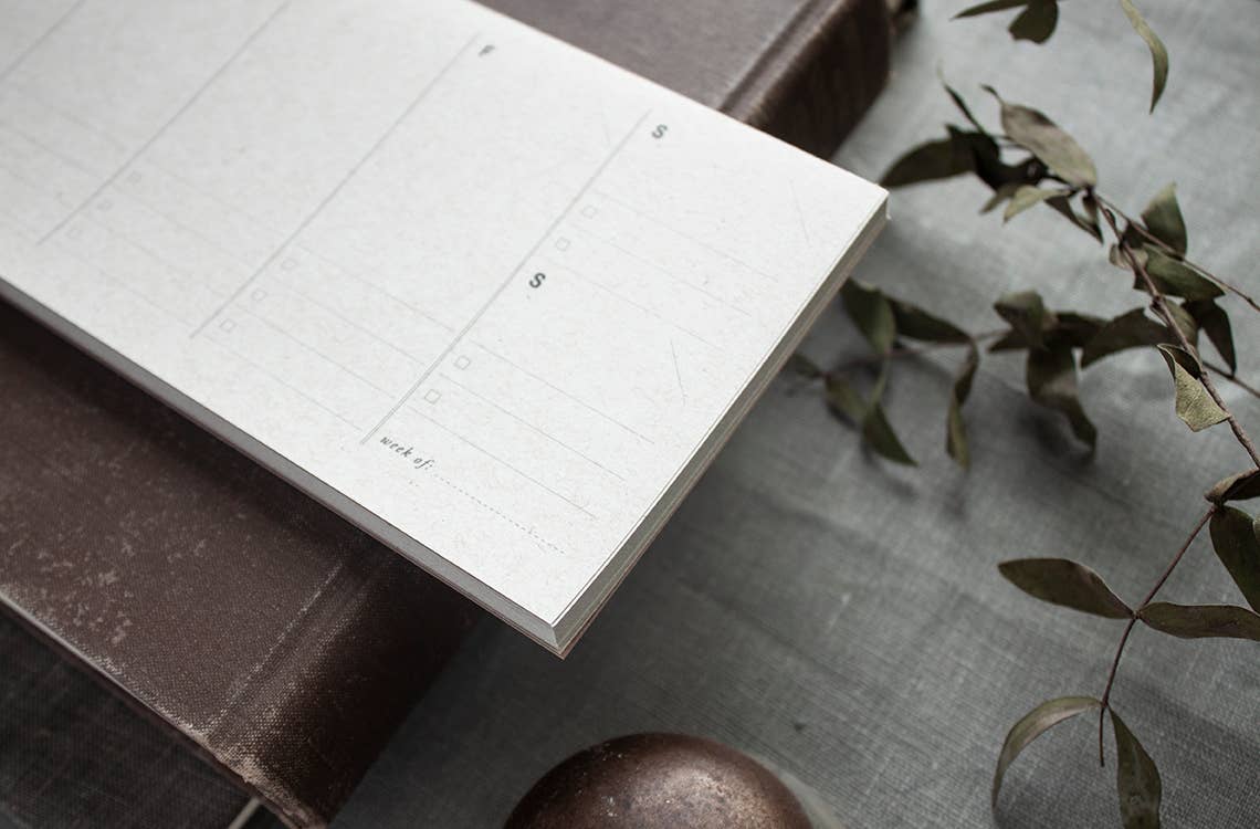 Weekly Planner Paper Notepad