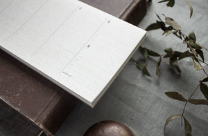 Weekly Planner Paper Notepad